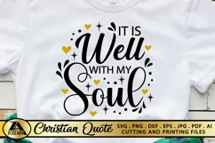 Christian SVG Inspirational Jesus Quote Christian Quote SVG Product Image 1