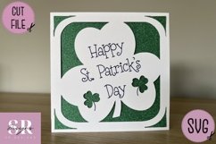 St. Patrick’s day insert card | Paper cutting | Cricut Card Product Image 5