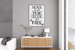 Never let your Fear decide your Fate SVG Cut File Product Image 3