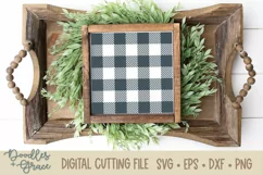 Buffalo Plaid SVG - Plaid Overlay SVG - PNG - EPS - DXF Product Image 3