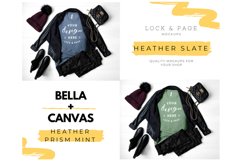 Fall Bella Canvas 3001 Autumn Winter TShirt Mockup Bundle Product Image 3