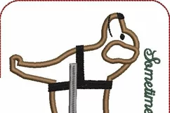 ITH Wheelie Dog Mug Rug or Doorknob Hanger Product Image 2