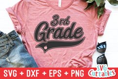 Third Grade | Teacher Cut File | Shirt Design Product Image 1