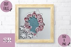 Jubilee Mandala| Paper cutting | jubilee shadow box SVG Product Image 1