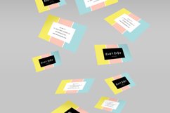 Pastel color professional business card Product Image 3
