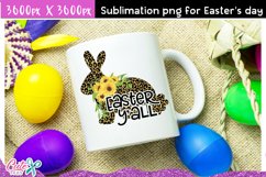 Easter yall bunny Sublimation design Product Image 1