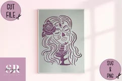 Day of the dead svg | card & vinyl cutting | Sugar skull svg Product Image 3