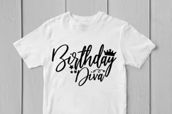 Birthday Diva - Birthday SVG EPS DXF PNG Cutting Files Product Image 2
