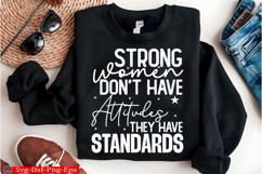 Strong Woman SVG Girl Power, Motivational Tshirt Product Image 2