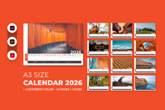 Printable A3 Calendar 2026