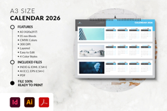 2026 landscape calendar printable horizontal layout