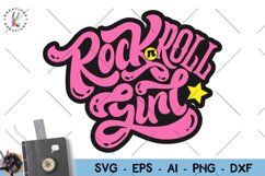 Girls-RockNRoll Girl svg Product Image 1