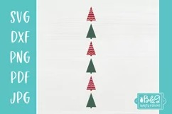 Christmas Trees Porch Sign SVG - Christmas Porch Sign SVG Product Image 8