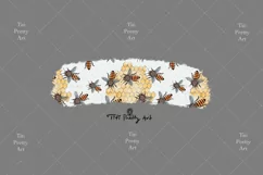 Floral Brush Strokes, Honey Bee Brush Strokes Product Image 4
