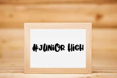 #Junior High SVG Cut File - Back to School DXF EPS PNG JPG Product Image 3