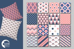 Sophistication patterns, Pink Geometric papers AMB-1079 Product Image 4