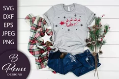 Santa's Sleigh SVG | Believe SVG | Christmas SVG Product Image 1