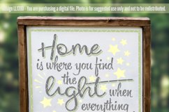 Home Is Where You Find the Light SVG Cut File LL139D Product Image 3