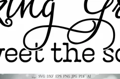 Amazing Grace SVG | How Sweet The Sound SVG | Christian SVG Product Image 2