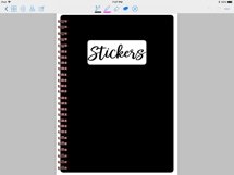 Back to School Digital Planner Stickers PNG Pre-cropped Product Image 3