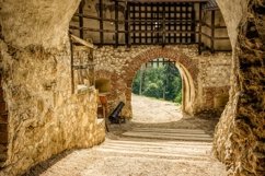 Medieval fortress on a hill. Ancient Rasnov, Romania Product Image 1