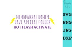 Hot Flash Activate Menopause SVG PNG JPG DXF Product Image 1