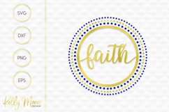 Faith Circle SVG File | Cut File | Silhouette|Cricut Product Image 2