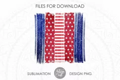 Brush stroke PNG, Stars and Stripes, sublimation backgrounds Product Image 7