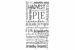 Fall Subway Art SVG | Cricut SVG | Autumn SVG | Farmhouse Wa Product Image 2