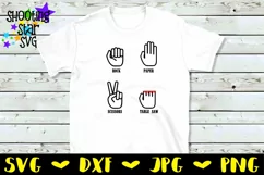 Rock Paper Scissors Table Saw - Father's Day SVG - Funny SVG Product Image 2