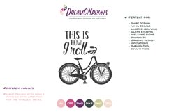 This is How I Roll | Bike Svg | Kids Shirt Design Product Image 2