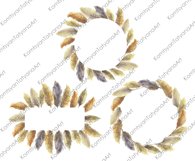 Watercolor floral clipart Digital clipart Summer clipart Product Image 3