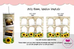 20oz Skinny Tumbler Template|Photo Tumbler Product Image 2