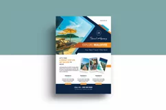 Travel Agency Flyer Template, Ms Word and Photohsop Template Product Image 2