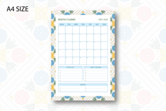 Folk Flower Monthly Planner Template for May 2026 Product Image 1