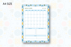 Flower Monthly Planner Template for May 2026 Product Image 1