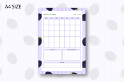 Blackberry Monthly Planner Template for June 2026 Product Image 1