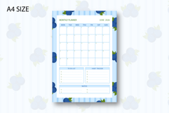 Blueberry Monthly Planner Template for June 2026 Product Image 1