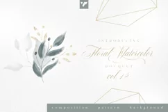 Floral Watercolor Bouquet Vol18 Product Image 1