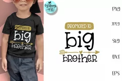 Promoted to big brother svg, big brother shirt svg Product Image 1