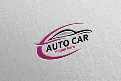 Auto Car Logo for Sport Cars, Rent, wash or Mechanic 4 Product Image 4