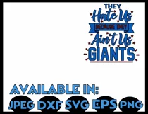 Football SVG DXF JPEG Silhouette Cameo Cricut giants svg mom Product Image 3