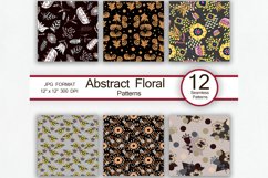 Abstract floral patterns, seamless pattern 12"x12" Product Image 3