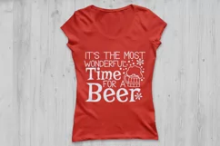 It's The Most Wonderful Time For A Beer Svg, Christmas Svg. Product Image 2