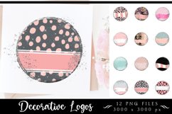 Decorative Circle Frame Logos Bundle for Sublimation Product Image 1