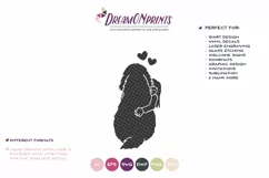 Girl and Her Dog | Dog SVG | Pets Best Friends Product Image 2