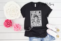 Home sweet home paper cut design SVG / DXF / EPS / PNG files Product Image 5
