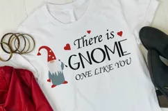 Gnome svg. Valentine svg. There is Gnome one like you svg Product Image 3