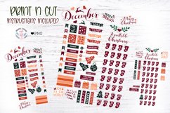 December Planner Set Print n Cut Stickers Product Image 1