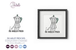 Du willst michSVG| Kaffeekocher SVG Product Image 1